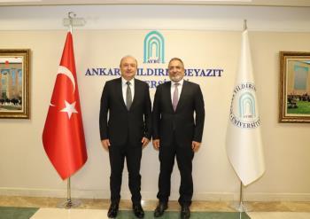 Rektörümüzden Ankara Yıldırım Beyazıt Üniversitesi Rektörlüğüne Atanan Prof. Dr. Ali Cengiz Köseoğlu’na Hayırlı Olsun Ziyareti