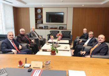 İstanbul Esenyurt Üniversitesi Rektöründen Rektörümüze Nezaket Ziyareti