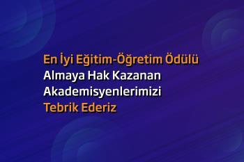 BANÜ En İyi Eğitim-Öğretim Ödülleri Sahiplerini Buldu
